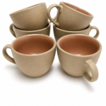 Tea Cup Set of 6 – Premium Ceramic Cups | Matte Finish | Everyday Use