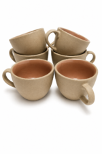 Tea Cup Set of 6 – Premium Ceramic Cups | Matte Finish | Everyday Use