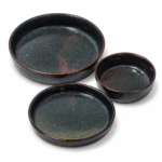 6-Piece Ceramic Soup Bowl Set | 7.5 Inch Deep Serving Bowls | Printed Design | Microwave & Dishwasher Safe