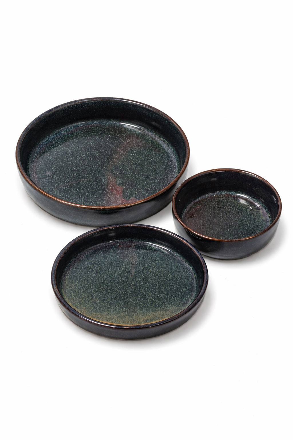 3253a98f-c841-4bb6-801a-70e14265a3d9 6-Piece Ceramic Soup Bowl Set | 7.5 Inch Deep Serving Bowls | Printed Design | Microwave & Dishwasher Safe - Image 1