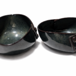2-Piece Designer Ceramic Serving Bowl Set | Modern Oval Shape | Matte Finish | Microwave & Dishwasher Safe