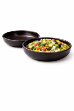 2-Piece Ceramic Salad Bowl Set | 8 & 6.5 Inch Serving Bowls | Matte Finish | Microwave & Dishwasher Safe - Image 2
