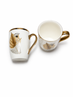 🎁 Premium Ceramic Mug Gift Set – Set of 2 with Gold Paisley Design & Luxury Gift Box - Image 3