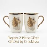 🎁 Premium Ceramic Mug Gift Set – Set of 2 with Gold Paisley Design & Luxury Gift Box - Image 6