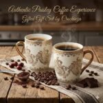 🎁 Premium Ceramic Mug Gift Set – Set of 2 with Gold Paisley Design & Luxury Gift Box - Image 4