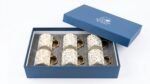 Premium Ceramic Tea & Coffee Cup Set of 6 – Gold Floral Design with Luxury Box | 250 ml