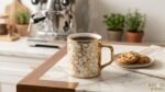 Premium Ceramic Tea & Coffee Cup Set of 6 – Gold Floral Design with Luxury Box | 250 ml - Image 5