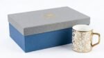 Premium Ceramic Tea & Coffee Cup Set of 6 – Gold Floral Design with Luxury Box | 250 ml - Image 6